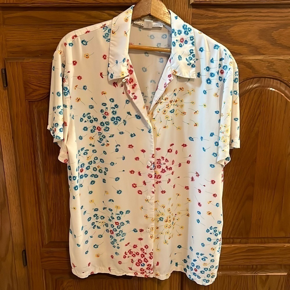 Floral Button Up